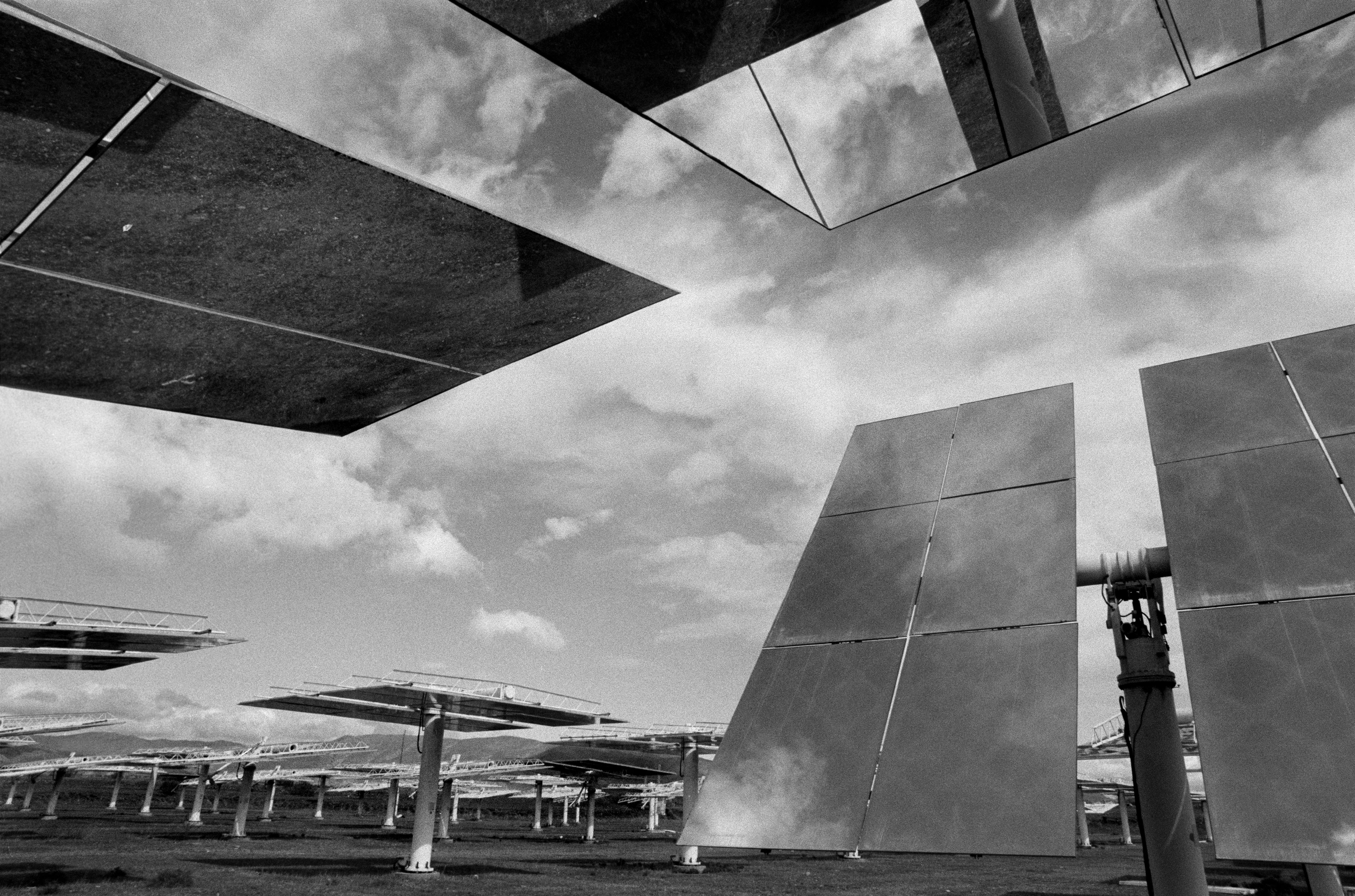 Experimental solar oven by René Burri