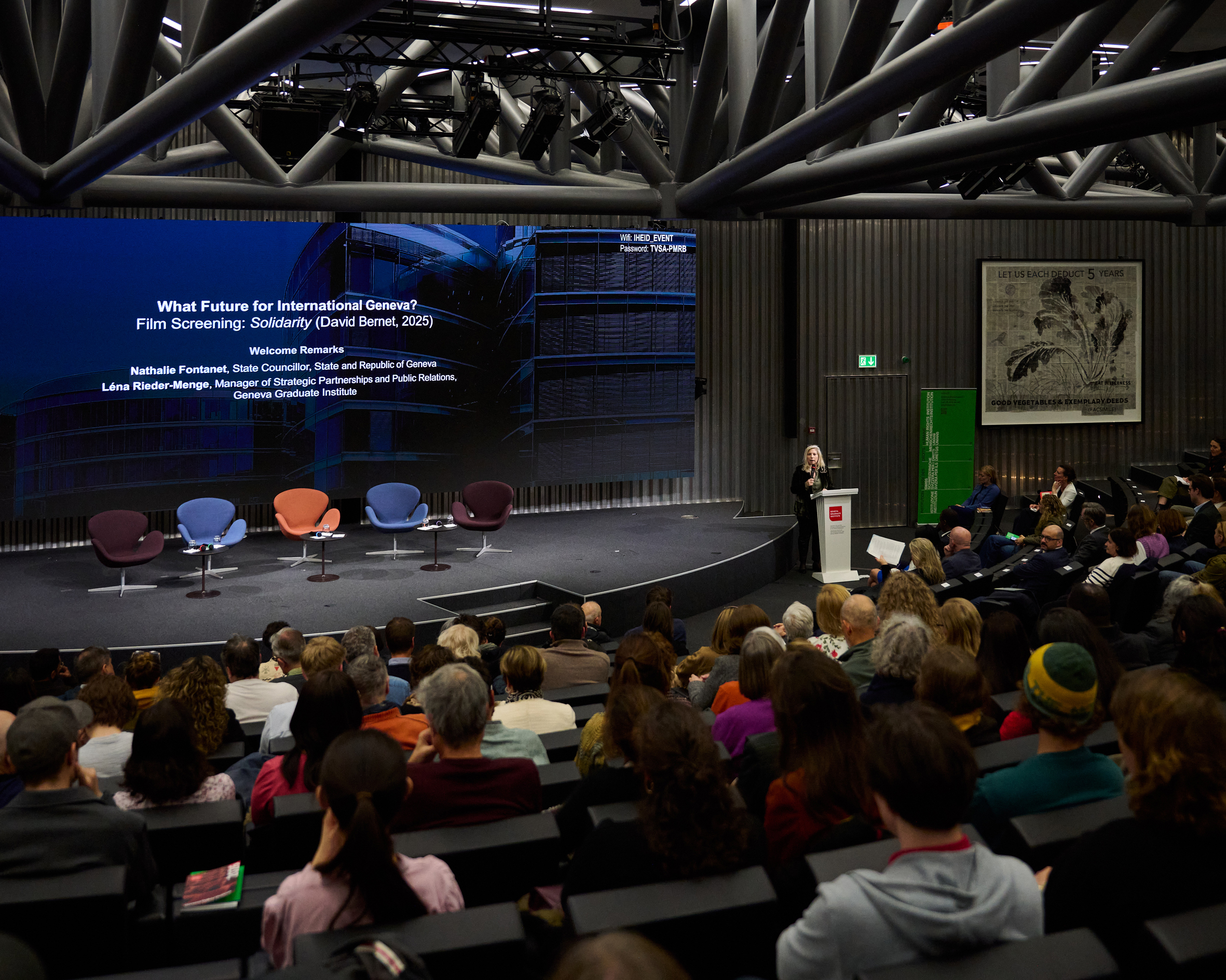 Opening remarks by State Councillor, Nathalie Fontanet at the panel discussion “What Future for International Geneva?” during the International Film Festival and Forum on Human Rights (FIFDH)