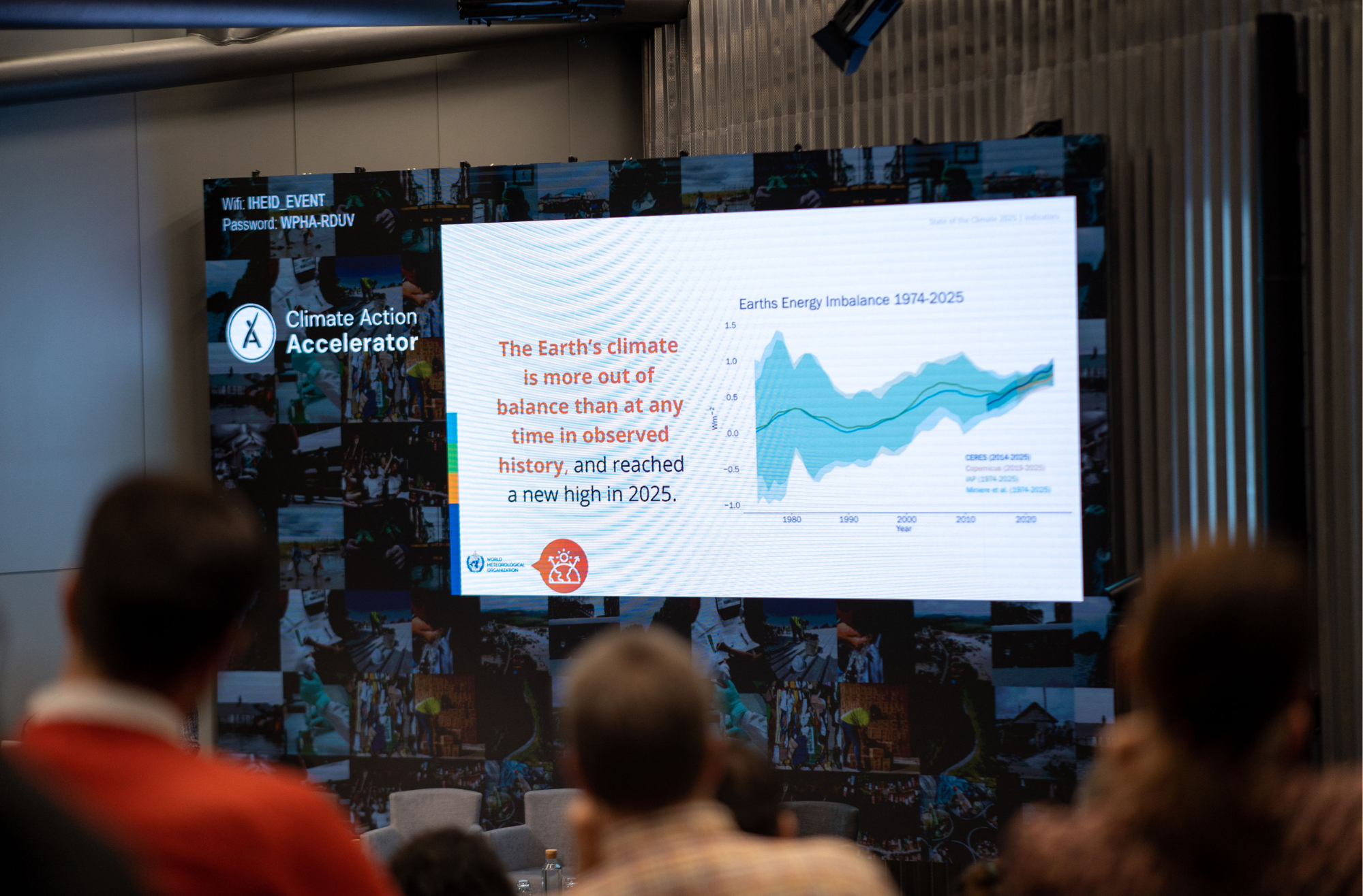 Climate Action Accelerator's Acceleration Days “Heading towards 3ºC: How do we step up together?", at the Graduate Institute on 25 March 2026