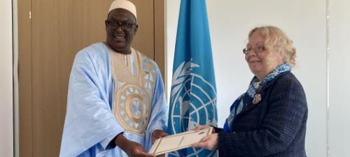Abdoulaye Tounkara, the new Permanent Representative of Mali to the United Nations Office at Geneva