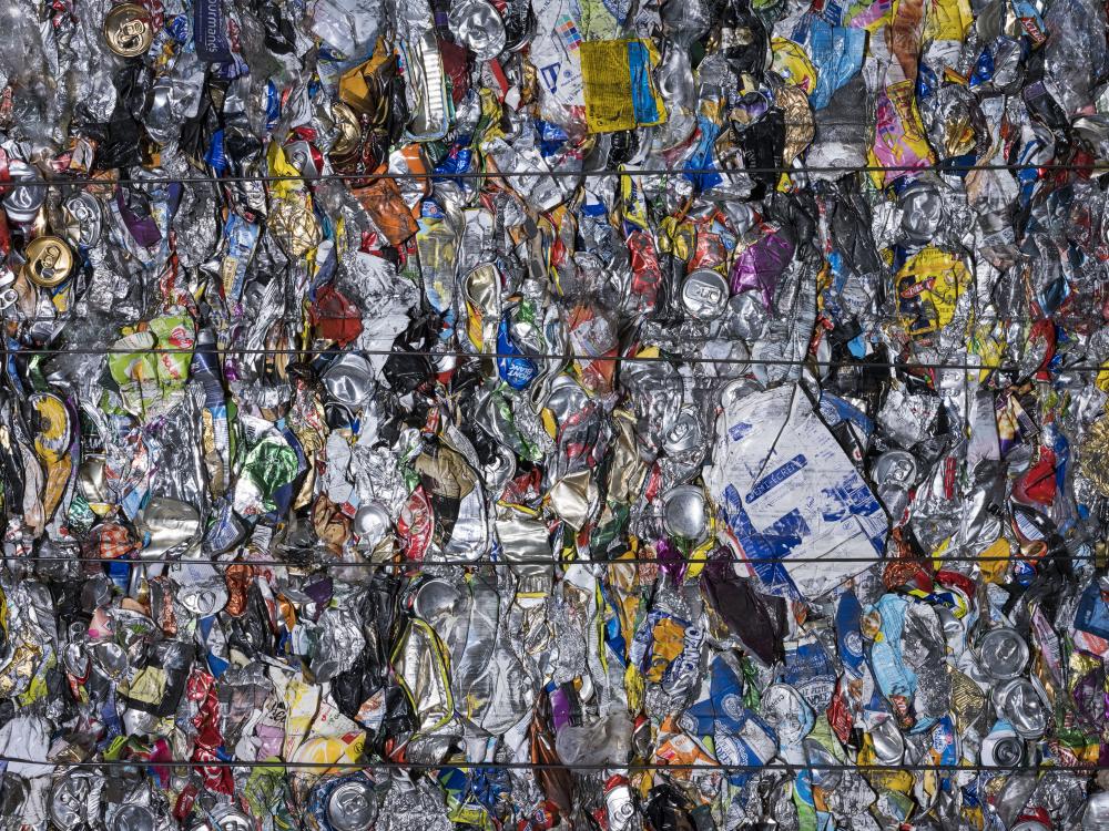 Magnum Photographer, Mark Power signs this 2018 waste close-up taken at the Trivalis recycling plant, France