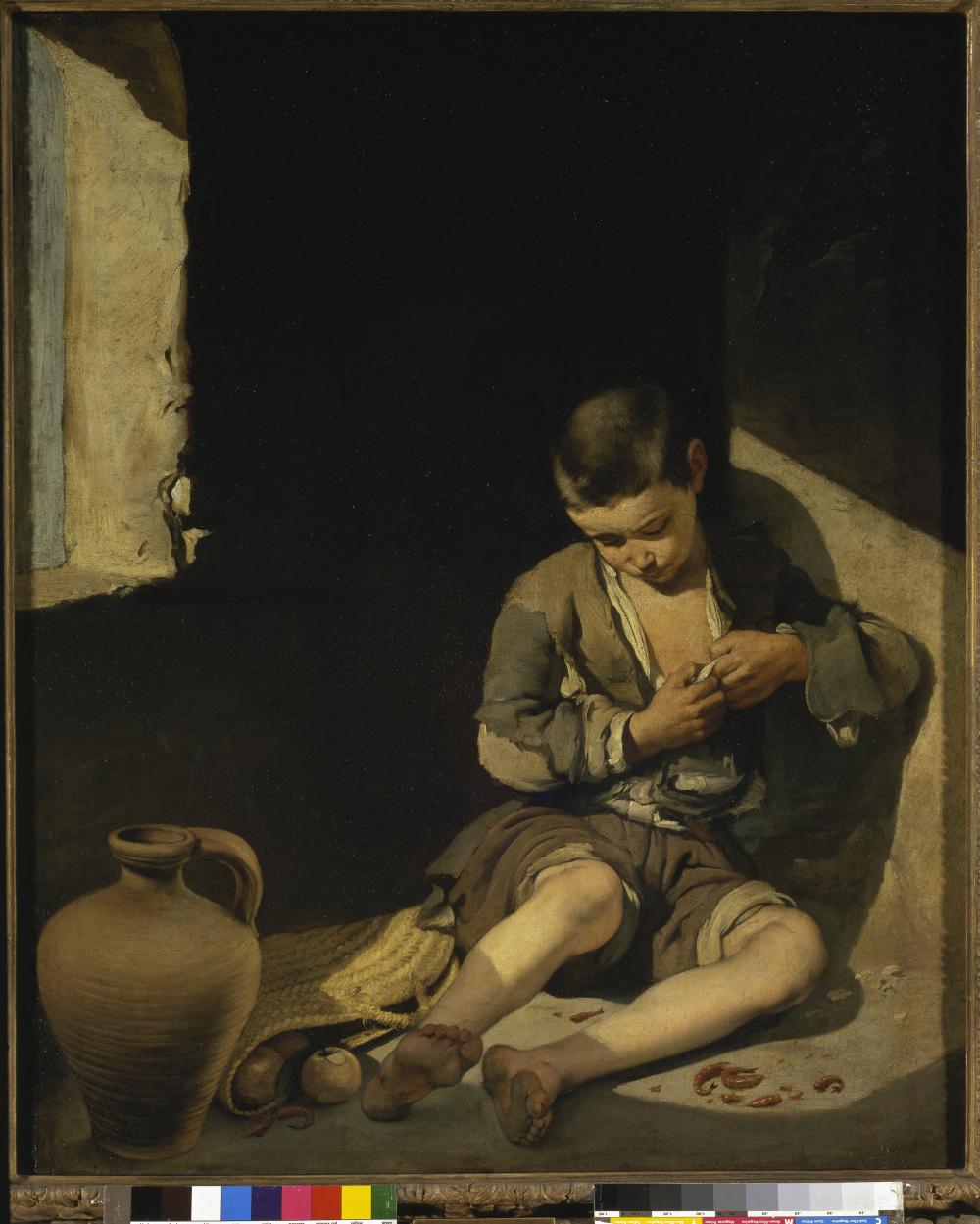 Bartolomé Esteban Murillo (Seville, 1618 - Seville, 1682) The Young Beggar (around 1645-1650) Oil on canvas, 134 x 110 cm, Louvre Museum, Paris