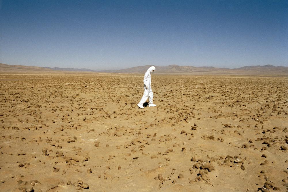 The image above was taken during a geological study at the Atacama desert in Chile by Magnum photographer Patrick Zachmann in 2003