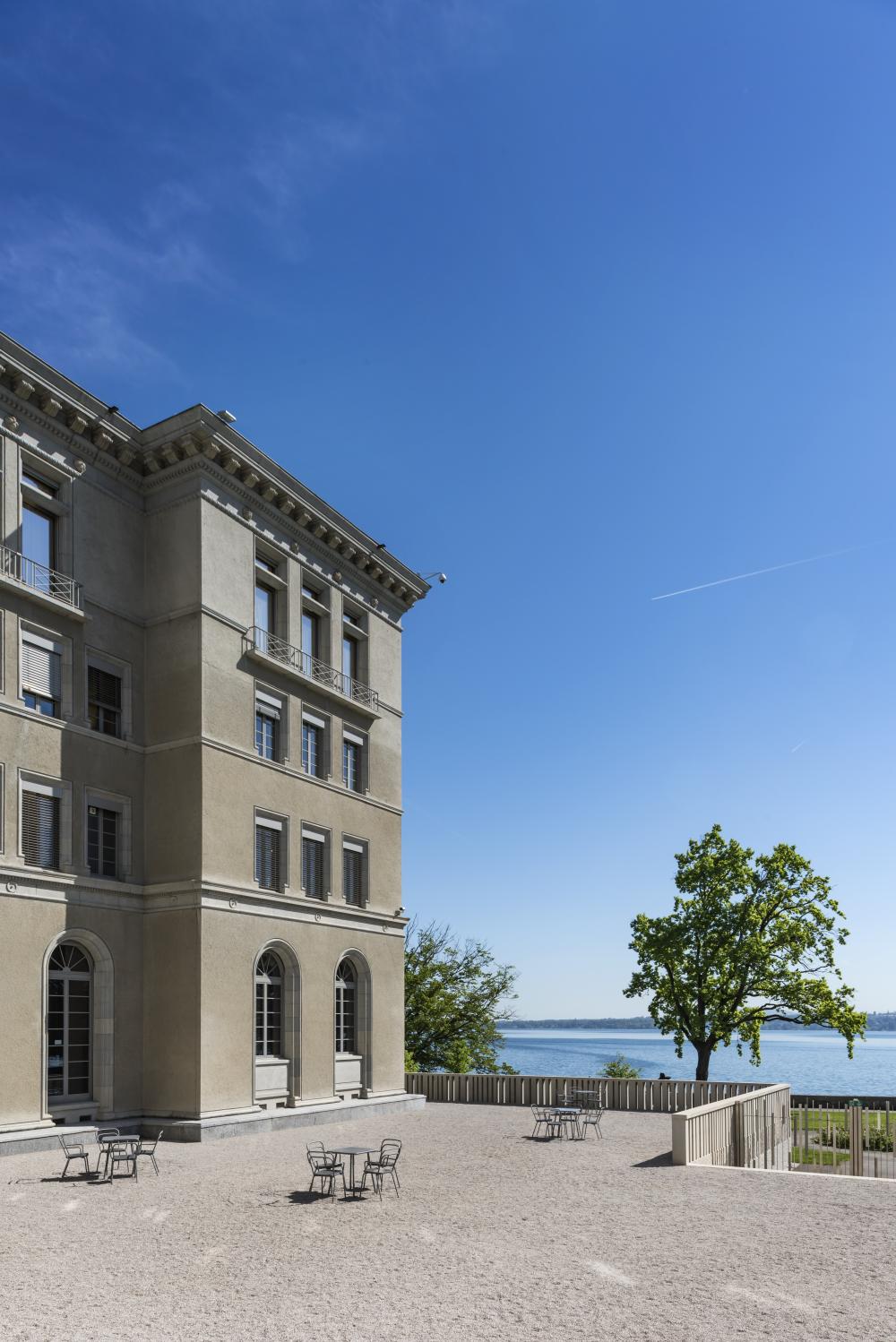 View of the Centre William Rappard, WTO headquarters, photographed by Luca Fascini in 2017