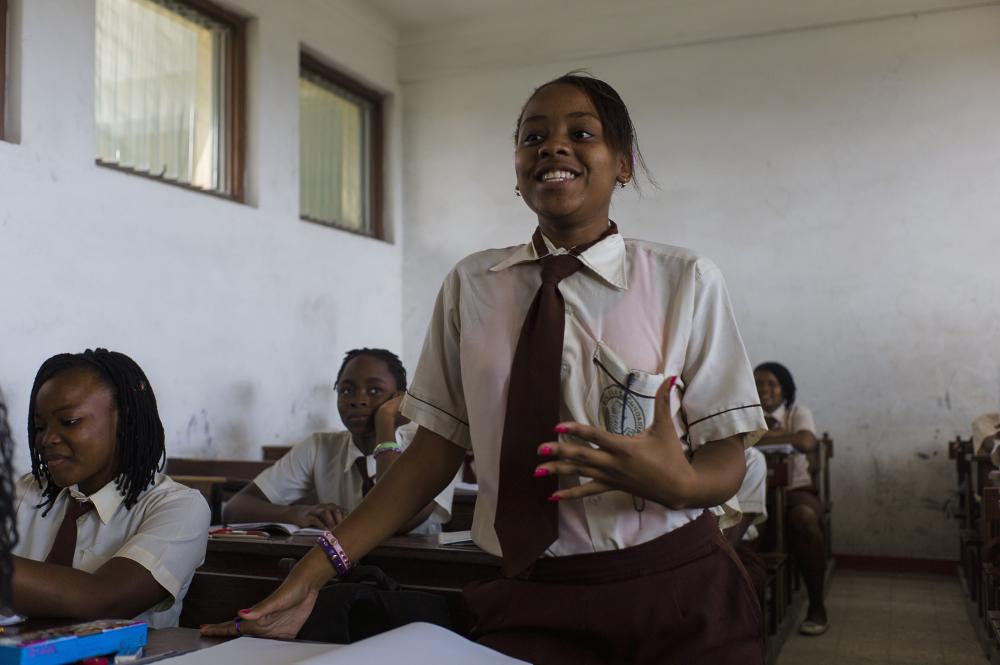 This sparkling scene was pictured by Alex Webb in the framework of UNICEF's Children's broadcasting participation program, in Mozambique, in 2012