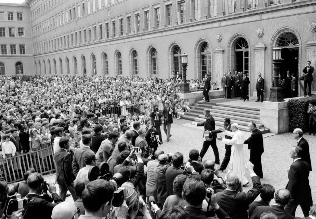 Pope Paul VI at the 50th International Labour Conference in 1969