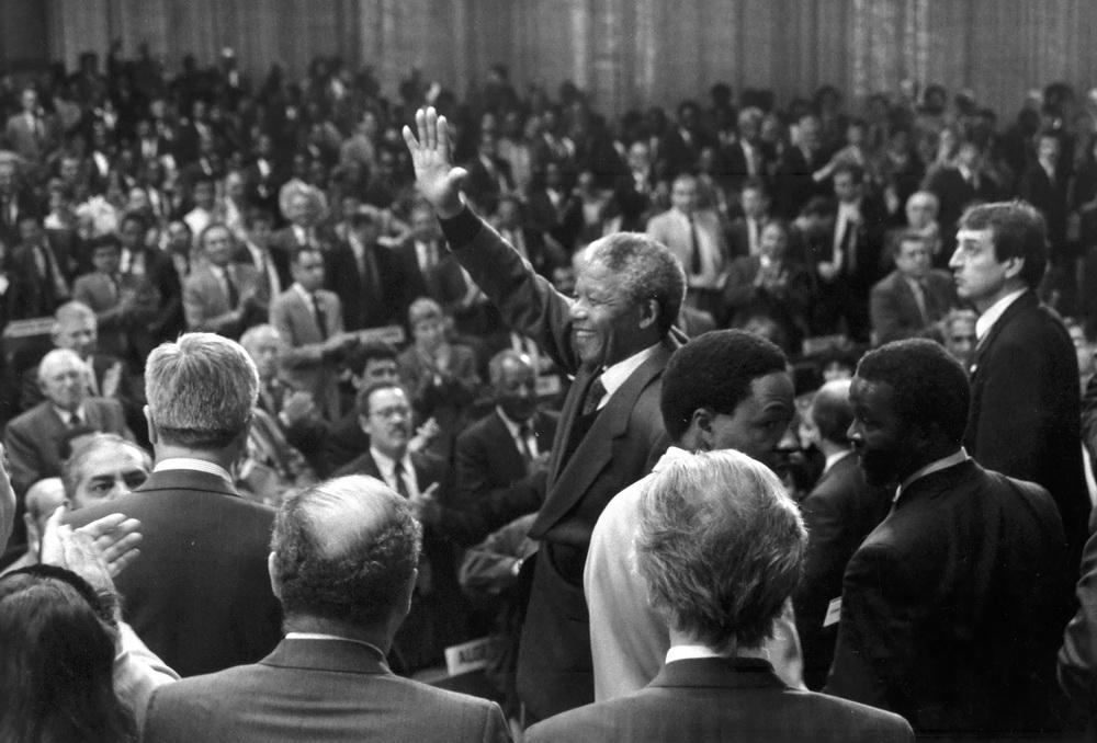 Speech by Nelson Mandela, Deputy President of the African National Congress, on the occasion of his visit to the 77th International Labour Conference, 8 June 1990