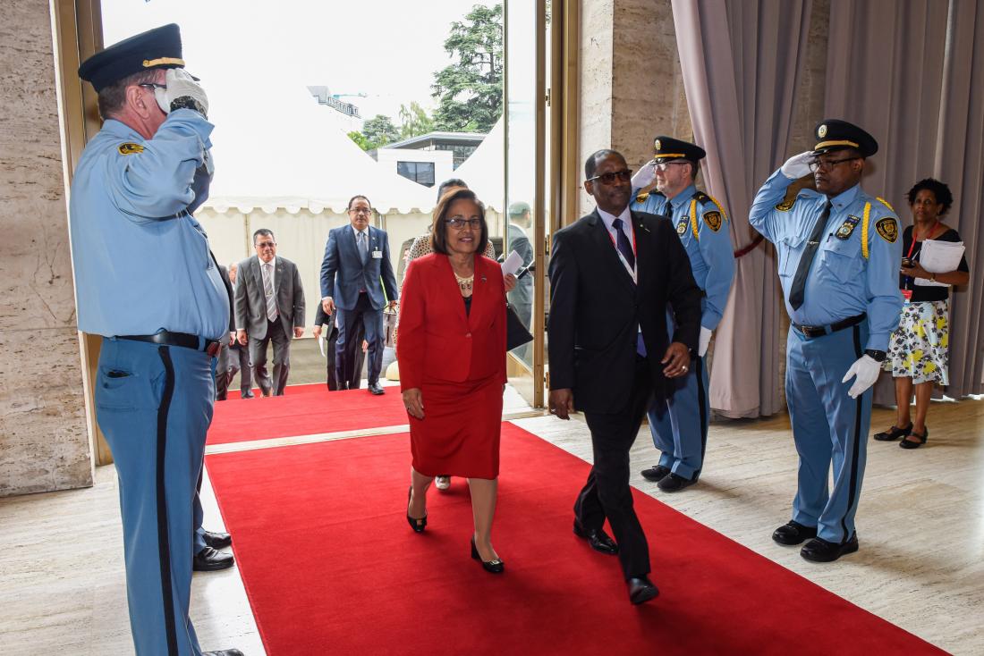 Visit of H.E. Ms. Hilda Heine, President of the Marshall Islands, to the 108th (Centenary) Session of the International Labour Conference on 20 June 2019