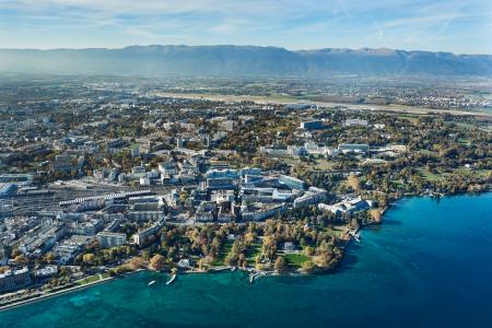 Aerial view of International Geneva